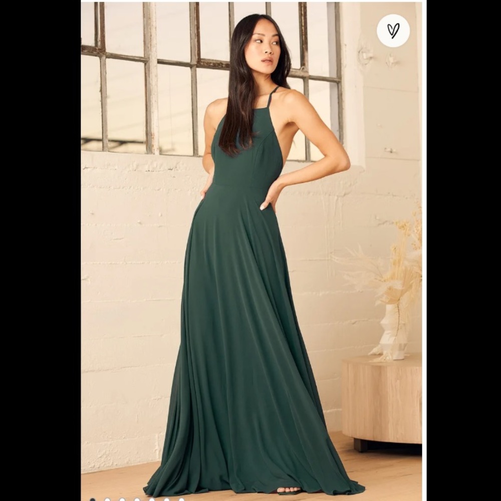 Dark Green Maxi Dress